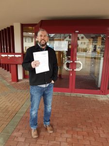 Dépôt de notre liste