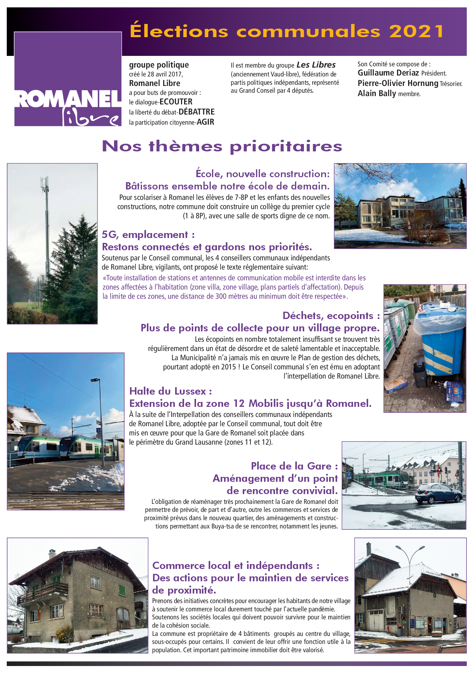 Nos thèmes prioritaires
